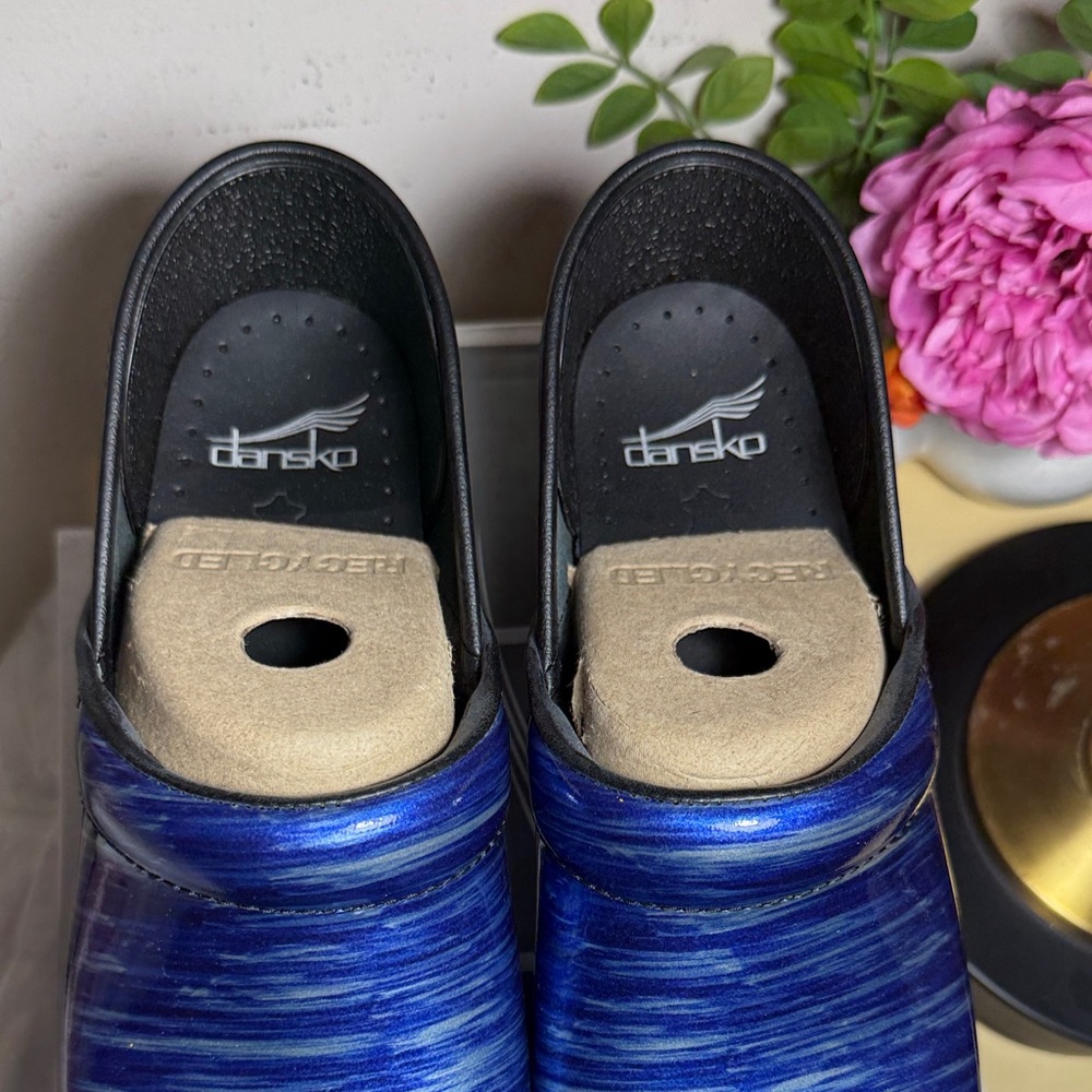 Dansko Blue Professional Clogs - Picture 3 of 13